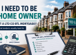 Illustration of a UK terraced street, a To Let sign and a limited company buy-to-let mortgage checklist, asking whether you need to be a home owner to get a limited company BTL mortgage.