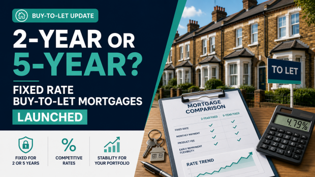 Buy to let launch 2 or 5 yr fixed