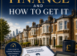 All About Buy To Let Finance and How To Get It special report cover, showing terraced houses, mortgage agreement, calculator, keys and UK property finance theme.