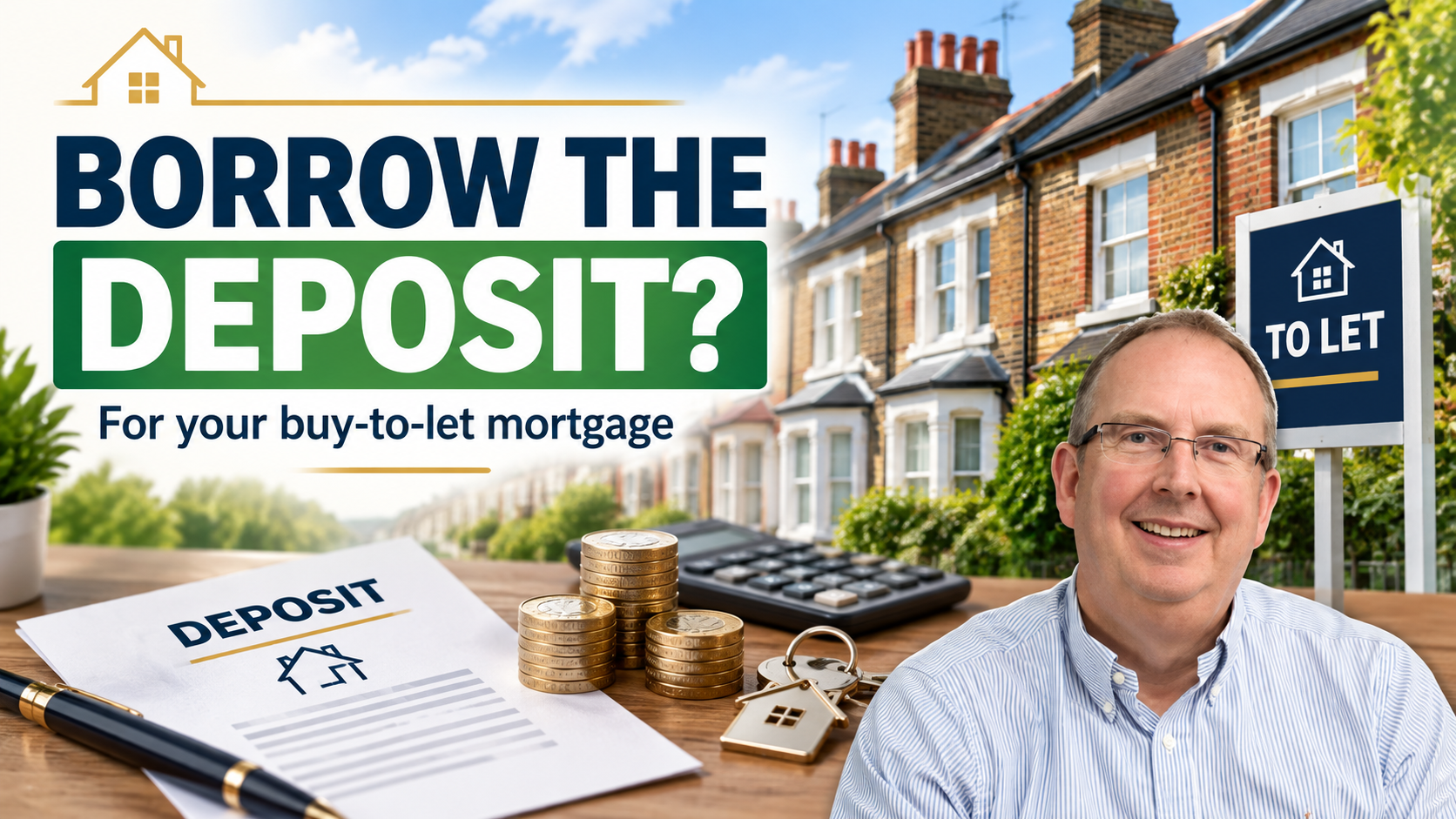 Buy to let mortgage graphic asking whether you can borrow the deposit